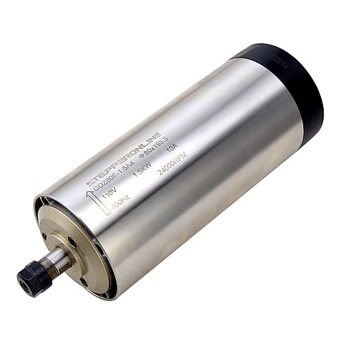 CNC Mil Motoru Hava Soğutmalı 110V 1.5KW 24000RPM 400Hz ER11 Pens