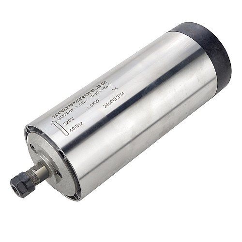 CNC Mil Motoru Hava Soğutmalı 220V 1.5KW 24000RPM 400Hz ER11 Pens