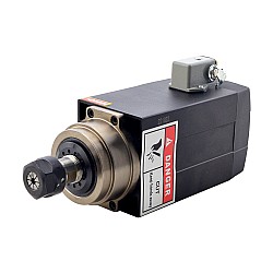 Kare Mil Motoru Hava Soğutmalı 110V 1.5KW 24000RPM 400Hz ER20 Pens CNC Makinesi
