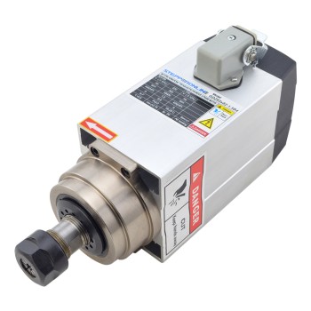 CNC Mil Motoru Hava Soğutmalı 220V 1.5KW 18000RPM 300Hz ER20 Pens