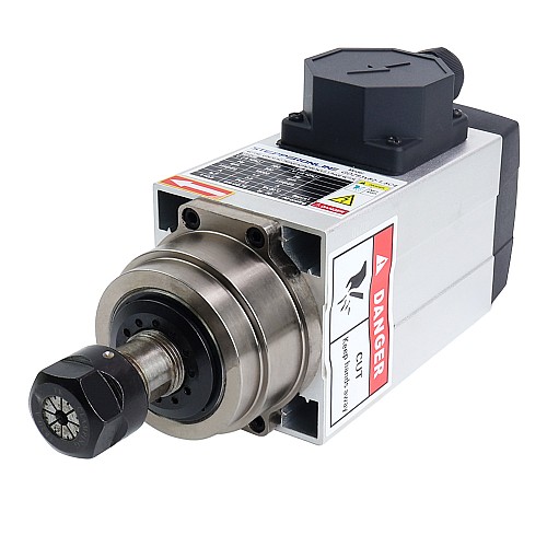 CNC Mil Motoru Hava Soğutmalı 380V 1.5KW 18000RPM 300Hz ER20 Pens