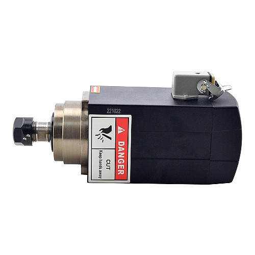 Kare Mil Motoru Hava Soğutmalı 110V 1.5KW 24000RPM 400Hz ER20 Pens CNC Makinesi Kare Mil Motoru Hava Soğutmalı 110V 1.5KW 24000RPM 400Hz ER20 Pens CNC Makinesi