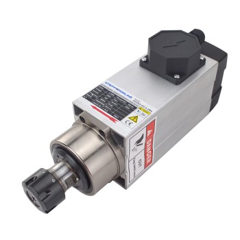 CNC Mil Motoru Hava Soğutmalı 220V 2.2KW 18000RPM 400Hz ER25 Pens