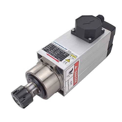 CNC Mil Motoru Hava Soğutmalı 220V 2.2KW 18000RPM 400Hz ER25 Pens