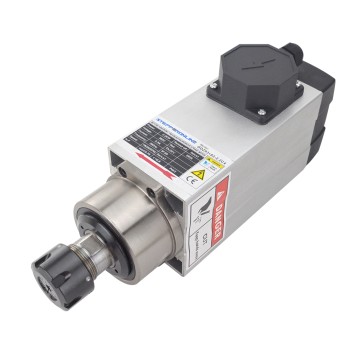 CNC Mil Motoru Hava Soğutmalı 380V 2.2KW 18000RPM 300Hz ER25 Pens