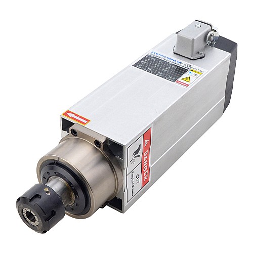 CNC Mil Motoru Hava Soğutmalı 220V 3.5KW 18000RPM 300Hz ER25 Pens CNC Mil Motoru Hava Soğutmalı 220V 3.5KW 18000RPM 300Hz ER25 Pens