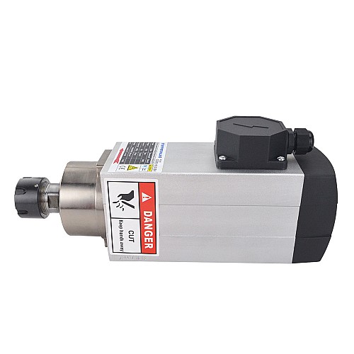 CNC Mil Motoru Hava Soğutmalı 220V 2.2KW 18000RPM 400Hz ER25 Pens