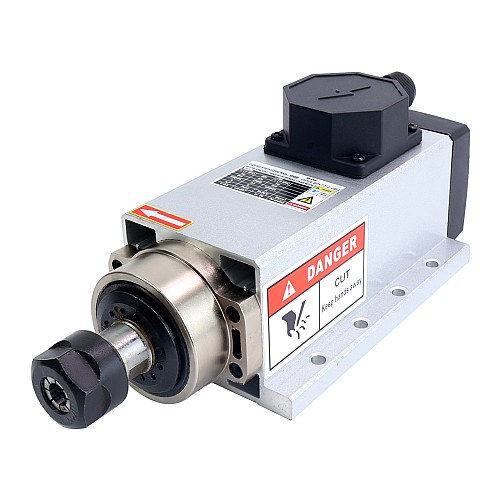 CNC Mil Motoru Hava Soğutmalı 220V 2.2KW 24000RPM 400Hz ER20 Pens