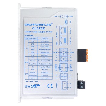 Nema 17, 23, 24 Step Motor için Y Serisi EtherCAT Kapalı Döngü Step Motor Sürücüsü 0-7,2A 24-50VDC