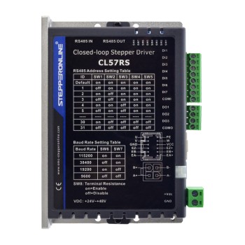 Modbus RS485 Kapalı Döngü Adım Motoru Sürücüsü 0,1-7,0A 24-48VDC
