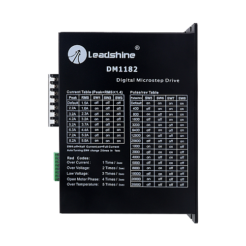 Nema 34, 42 Step Motorlar için Leadshine Dijital Step Motor Sürücüsü 0,5-8,2A 80-150VAC Nema 34, 42 Step Motorlar için Leadshine Dijital Step Motor Sürücüsü 0,5-8,2A 80-150VAC
