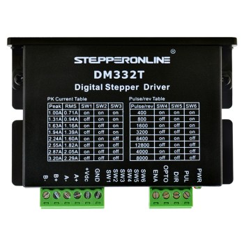 Nema 17, 23 Step Motor için Dijital Step Motor Sürücüsü 1.0-3.2A 10-30VDC