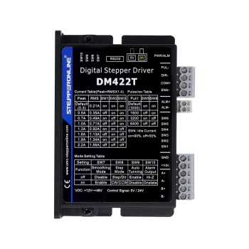 Nema 11, 14, 17 Step Motorlar için 0,3-2,2A 12-50VDC Dijital Step Motor Sürücüsü