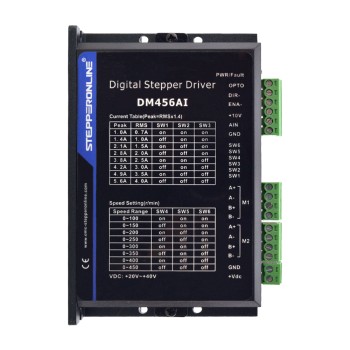 Adım Motoru Kontrol Cihazı 2 Kanal 1.0-5.6A 20-40VDC Hız Ayarlanabilir