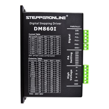 Nema 34 Step Motor CNC Sürücüsü için 2,4-7,2A 20-80VDC Dijital Step Motor Sürücüsü