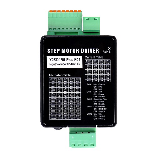 Nema 11, 14, 17, 23 Adım Motorları için DC Darbe Adım Motoru Sürücüsü 0,4-3,0A 12-48VDC Alarm Fonksiyonu ve G/Ç Kontrolü