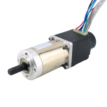 Nema 11 Kapalı Döngülü Dişli Adım Motoru L=31mm Dişli Oranı 100:1 Kodlayıcı 300PPR