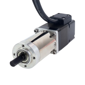 Nema 11 Kapalı Döngülü Dişli Adım Motoru L=32mm Dişli Oranı 100:1 Kodlayıcı 1000PPR(4000CPR)