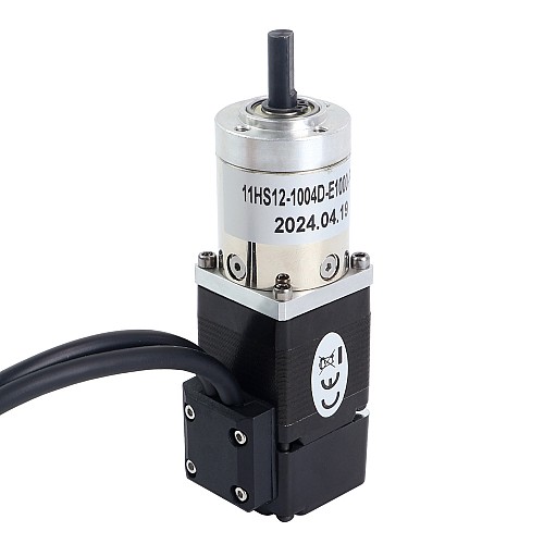 Nema 11 Kapalı Döngülü Dişli Adım Motoru L=32mm Dişli Oranı 27:1 Kodlayıcı 1000PPR(4000CPR)