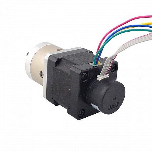 Nema 14 Kapalı Döngülü Dişli Adım Motoru L=34mm Dişli Oranı 5:1 Kodlayıcı 300PPR Nema 14 Kapalı Döngülü Dişli Adım Motoru L=34mm Dişli Oranı 5:1 Kodlayıcı 300PPR