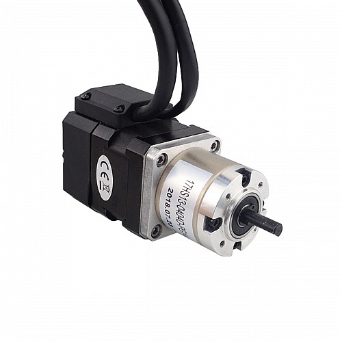 Nema 17 Kapalı Döngülü Dişli Adım Motoru L=34mm Dişli Oranı 14:1 Kodlayıcı 1000PPR(4000CPR)