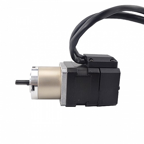 Nema 17 Kapalı Döngülü Dişli Adım Motoru L=34mm Dişli Oranı 27:1 Kodlayıcı 1000PPR(4000CPR)