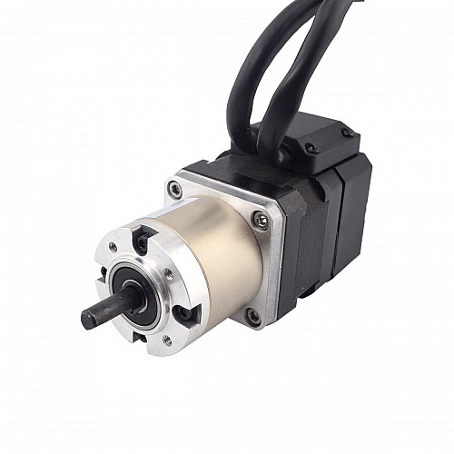 Nema 17 Kapalı Döngülü Dişli Adım Motoru L=34mm Dişli Oranı 27:1 Kodlayıcı 1000PPR(4000CPR)