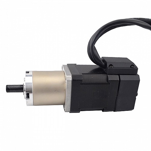 Nema 17 Kapalı Döngülü Dişli Adım Motoru L=48mm Dişli Oranı 100:1 Kodlayıcı 1000PPR(4000CPR)