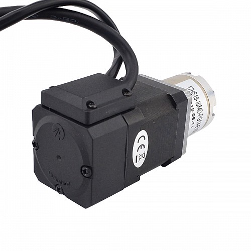 Nema 17 Kapalı Döngülü Dişli Adım Motoru L=48mm Dişli Oranı 14:1 Kodlayıcı 1000PPR(4000CPR)