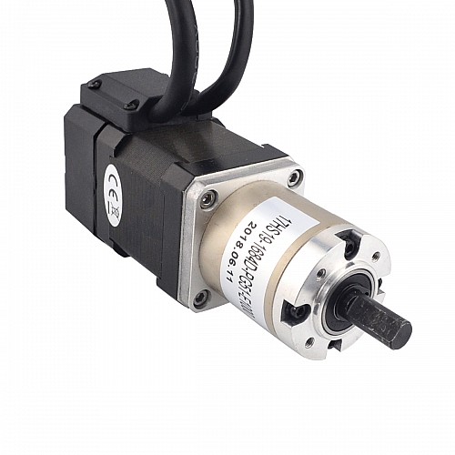 Nema 17 Kapalı Döngülü Dişli Adım Motoru L=48mm Dişli Oranı 51:1 Kodlayıcı 1000PPR(4000CPR)