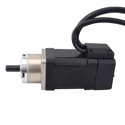 Nema 17 Kapalı Döngülü Dişli Adım Motoru L=60mm Dişli Oranı 5:1 Kodlayıcı 1000PPR(4000CPR)