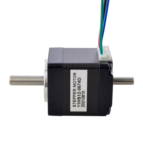 Çift Şaftlı Nema 11 Bipolar 1,8 derece 7Ncm(9,91oz.in) 0,67A 28x28x31,5mm 4 Kablo