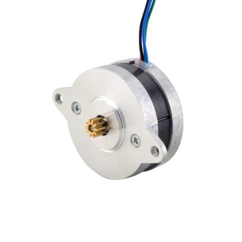 Voron Stealthburner için Yuvarlak Nema 14 Bipolar 0,9 derece 9Ncm (12,75oz.in) 1,0A Φ36x17,5mm 4 Kablo