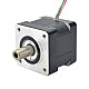 Çift Şaftlı Nema 14 İçi Boş Şaftlı Adım Motoru Bipolar 16Ncm (22,66oz.in) 1,25A 35x35x34,5mm