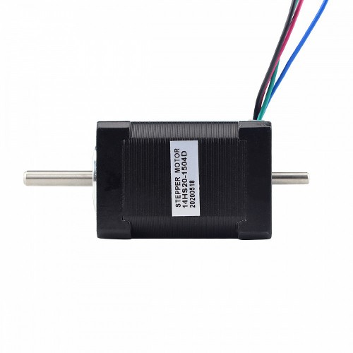 Çift Şaftlı Nema 14 Bipolar 1,8 derece 40 Ncm (56,64 oz.in) 1,5 A 35,2 x 35,2 x 52 mm 4 Kablo