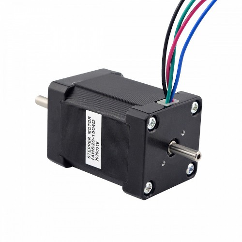 Çift Şaftlı Nema 14 Bipolar 1,8 derece 40 Ncm (56,64 oz.in) 1,5 A 35,2 x 35,2 x 52 mm 4 Kablo