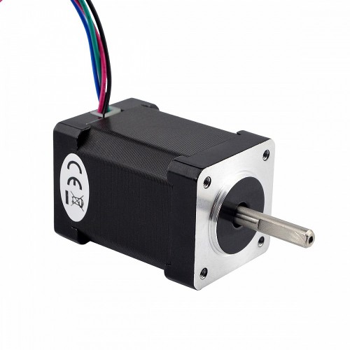 Çift Şaftlı Nema 14 Bipolar 1,8 derece 40 Ncm (56,64 oz.in) 1,5 A 35,2 x 35,2 x 52 mm 4 Kablo