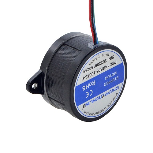 Nema 14 Yüksek Sıcaklık Adım Motoru 10Ncm (14.16oz.in) Yalıtım Sınıfı H 180C