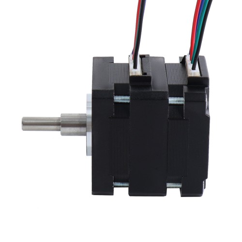 Nema 16 Montajlı Motor, İçi Boş ve Katı Şaftlı Bipolar 1,8 derece 8 Ncm (11,33 oz.in) 0,3 A 39x39x40 mm 4 Kablo