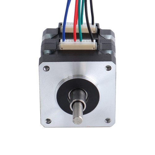 Nema 16 Montajlı Motor, İçi Boş ve Katı Şaftlı Bipolar 1,8 derece 8 Ncm (11,33 oz.in) 0,3 A 39x39x40 mm 4 Kablo