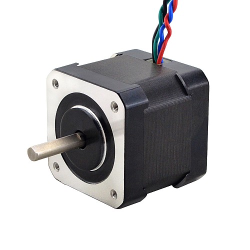 Nema 17 Bipolar 0,9 derece 33 Ncm (46,74 oz.in) 1,0 A 42x42x40 mm 4 Kablo