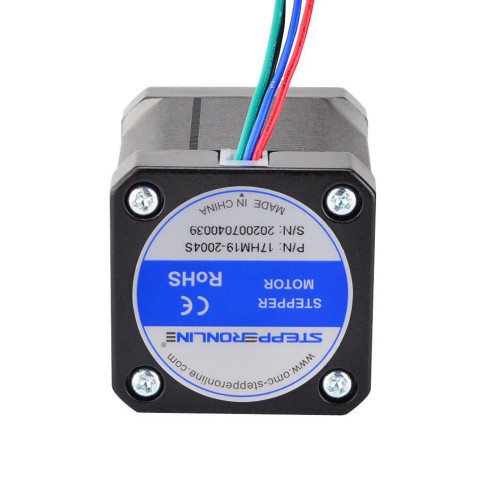 Nema 17 Bipolar 0,9 derece 46 Ncm (65,1 oz.in) 2A 42x42x48mm 4 Kablo