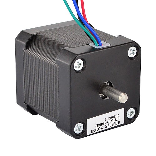 Çift Şaftlı Nema 17 Bipolar 1,8 derece 44 Ncm (62,3 oz.in) 1,68 A 42x42x48 mm 4 Kablo
