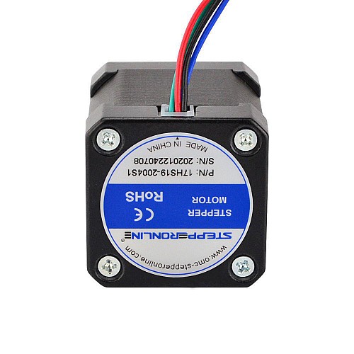 Nema 17 Bipolar 59Ncm (83,55oz.in) 2A 42x42x48mm 4 Kablo, 1m Kablo ve Konnektör