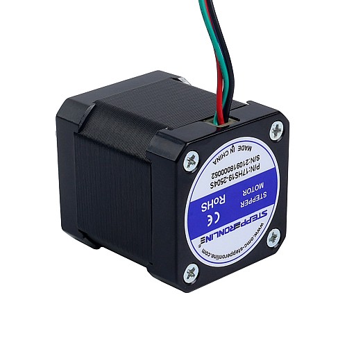 Nema 17 Bipolar 1,8 derece 60 Ncm (84,97 oz.in) 2,5 A 42x42x48 mm 4 Kablo
