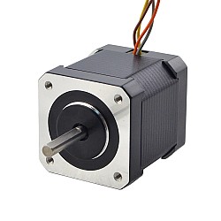 Nema 17 Yüksek Sıcaklık Adım Motoru 55Ncm (77,93oz.in) Yalıtım Sınıfı H 180C 38mm Şaft Uzunluğu (Konnektörlü)