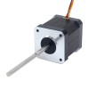 Nema 17 Yüksek Sıcaklık Adım Motoru 55Ncm (77.93oz.in) 80mm D-tipi Mil Φ5mm İzolasyon Sınıfı H 180C - 17HS19-2504S-H-V5 | StepperOnline