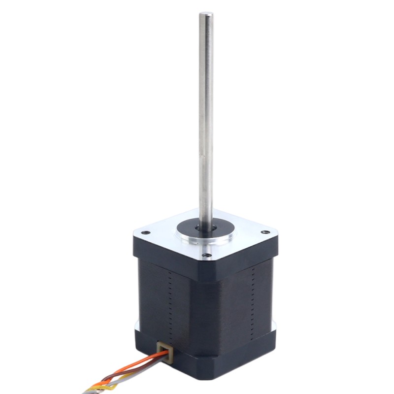Nema 17 Yüksek Sıcaklık Adım Motoru 55Ncm (77.93oz.in) 80mm D-tipi Mil Φ5mm İzolasyon Sınıfı H 180C - 17HS19-2504S-H-V5 | StepperOnline
