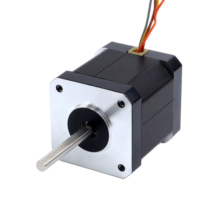 Nema 17 Yüksek Sıcaklık Adım Motoru 55Ncm(77,93oz.in), 38mm, D-tipi mil 5mm, İzolasyon Sınıfı H 180 °C, JST-XH Konnektör - 17HS19-2504S-H-V6 | StepperOnline