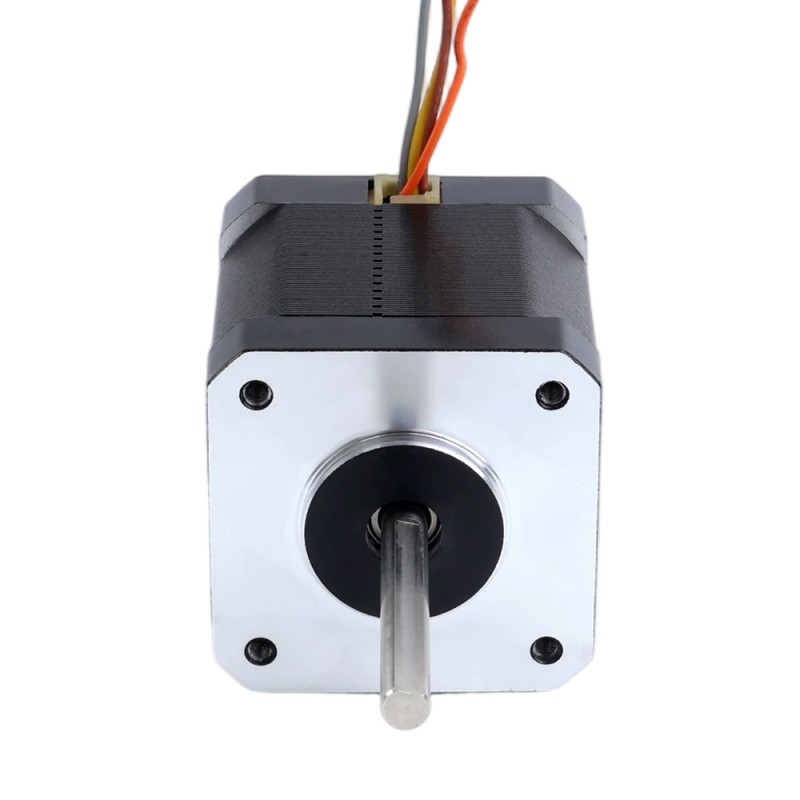 Nema 17 Yüksek Sıcaklık Adım Motoru 55Ncm(77,93oz.in), 38mm, D-tipi mil 5mm, İzolasyon Sınıfı H 180 °C, JST-XH Konnektör - 17HS19-2504S-H-V6 | StepperOnline